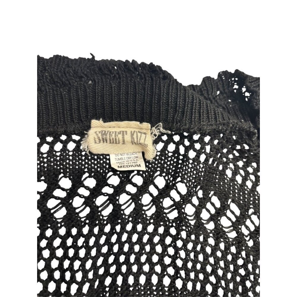 Sweet Kizz Women's Black Knitted Shrug - Picture 4 of 6